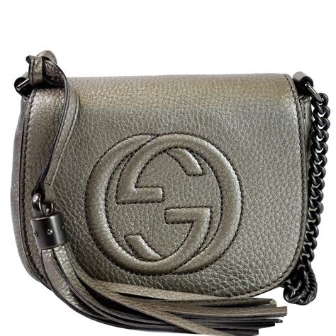 gucci soho tassel chain|gucci chain shoulder bag.